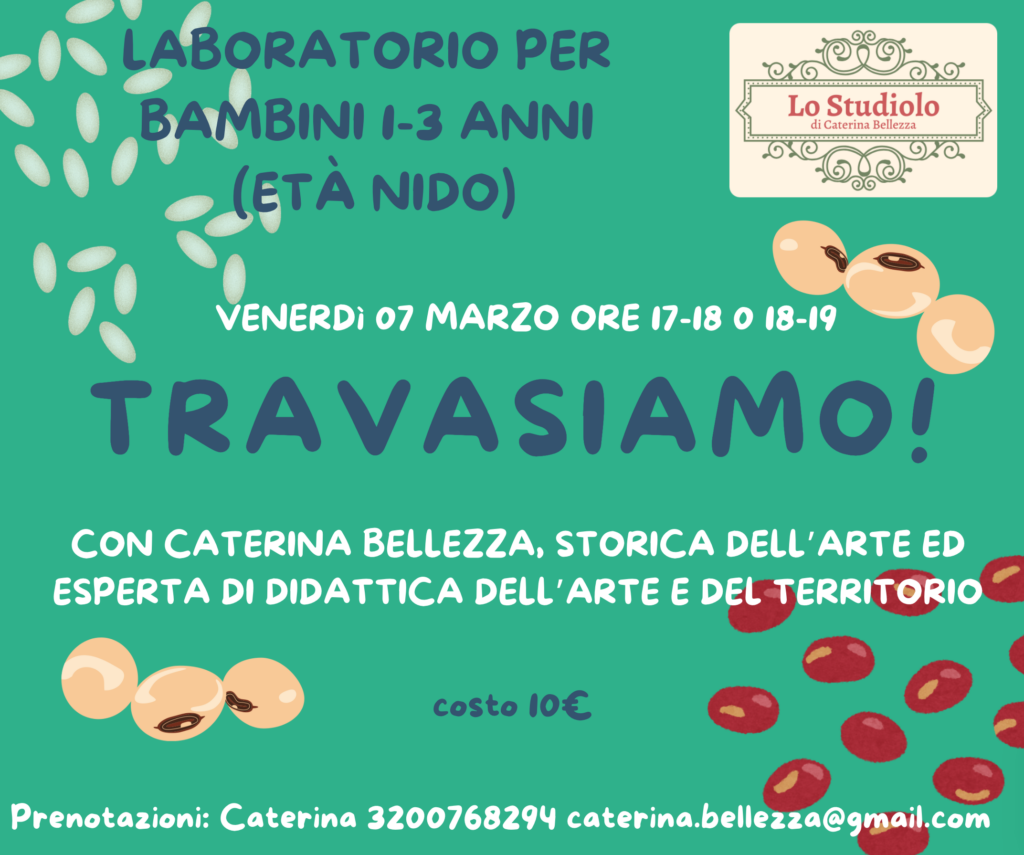 Laboratori e visite per famiglie con bambini 1-3 anni